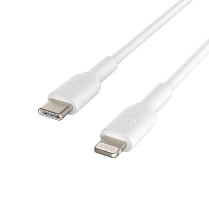 Belkin BoostCharge USB-C kabel s Lightning konektorem, bílý