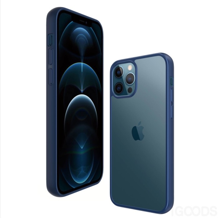 PanzerGlass ClearCaseColor True Blue kryt pro iPhone 12 Pro Max