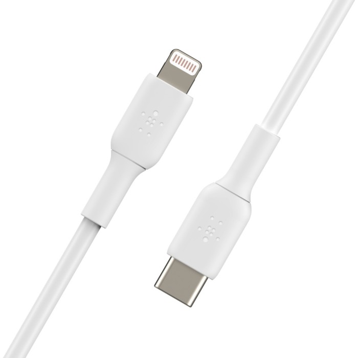Belkin BoostCharge USB-C kabel s Lightning konektorem, bílý