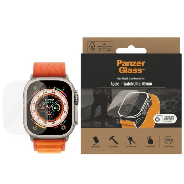 PanzerGlass Tempered Glass for Apple Watch Ultra