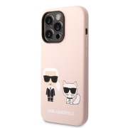 Karl Lagerfeld & Choupette Silicone Case with MagSafe iPhone 14 Pro
