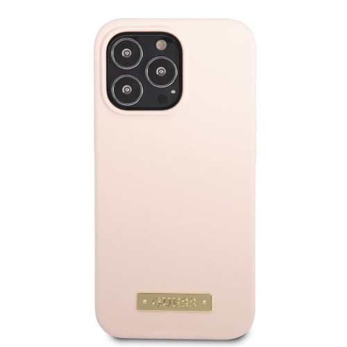 Guess Plague Silicone Case with MagSafe for iPhone 13 Pro Max