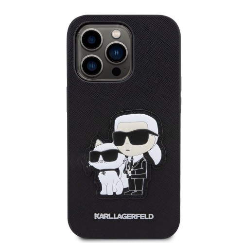 Karl Lagerfeld and Choupette Saffiano NFT Case for iPhone 14 Pro