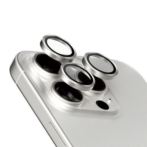PanzerGlass HoOps Titanium Camera Lens Protector for iPhone 15 Pro / 15 Pro Max