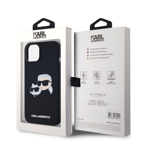 Karl Lagerfeld Double Head Silicone Case with MagSafe for iPhone 14