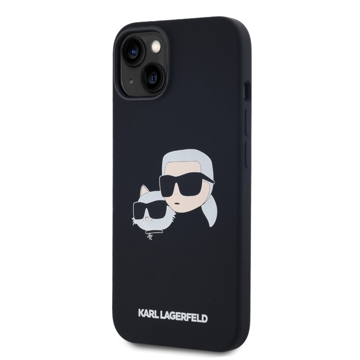 Karl Lagerfeld Double Head Silicone Case with MagSafe for iPhone 14