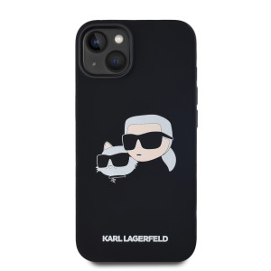 Karl Lagerfeld Double Head Silicone Case with MagSafe for iPhone 14