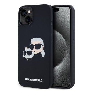 Karl Lagerfeld Double Head Silicone Case with MagSafe for iPhone 14
